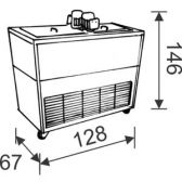 P-6 MEX TRIFÁSICO - Picoleteira com capacidade produtiva de até 312-504 picolés/h