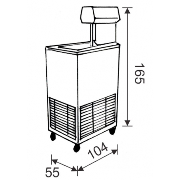 PS-5 BIFÁSICO - Máquina Conjugada para produção de 25 litros/h de soverte ou 200 picolés/hora
