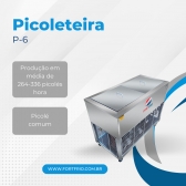 P-6 TRIFÁSICO - Picoleteira com capacidade produtiva de até 264-336 picolés/h