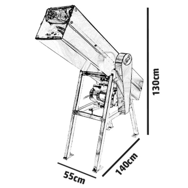TG-10 - Triturador de Gelo com capacidade de triturar 200 kg/h