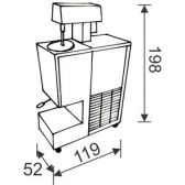 V-30 TRIFÁSICO - Máquina produtora de sorvete em massa ou creme de açaí de até 90 litros/h. - V30