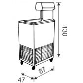 PS-2 - Máquina Conjugada para produção de 10 litros/h de soverte ou 88-96 picolés/hora
