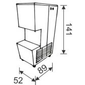 V-16 ou V-16 AÇAÍ TRIFÁSICO - Máquina produtora de sorvete em massa de até 30 litros/h a 50 litros/h