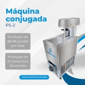 PS-2 - Máquina Conjugada para produção de 10 litros/h de soverte ou 88-96 picolés/hora