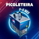 P-6 MEX BIFÁSICO  - Picoleteira com capacidade produtiva de até 312-504 picolés/h